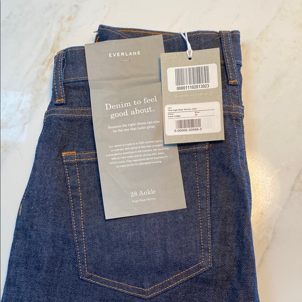 Everlane Ankle Jeans in Deep Blue